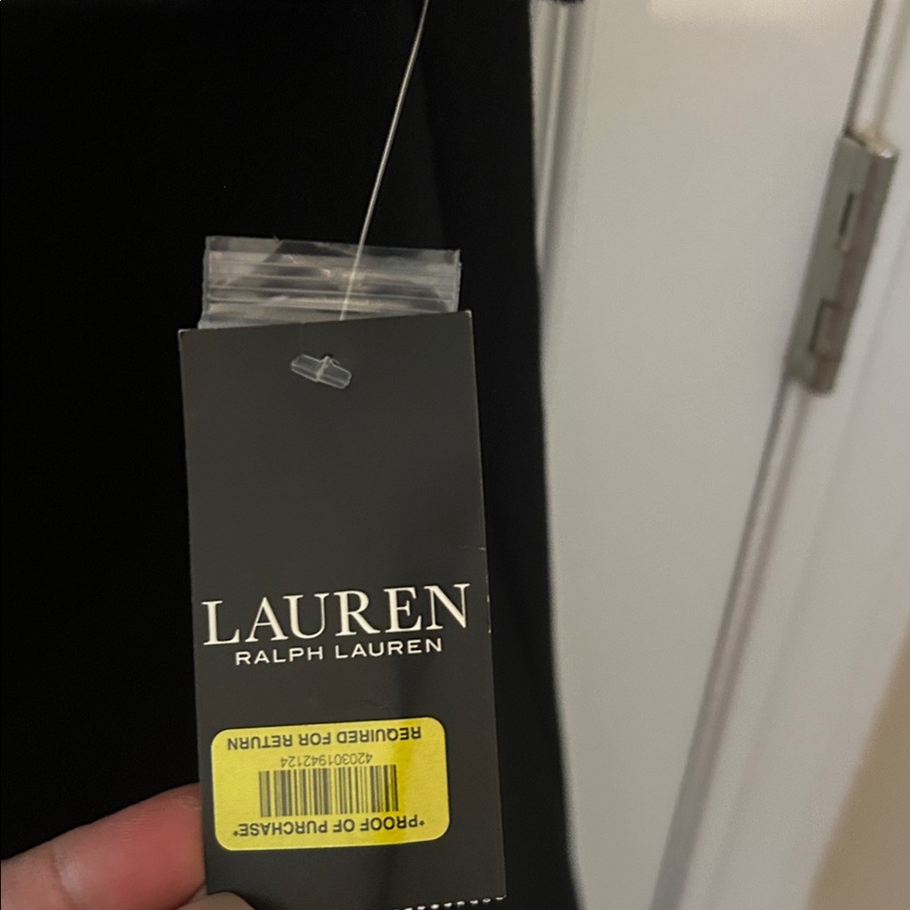 Lauren Ralph Lauren Classic Black Coat-NWT - Picture 7 of 12